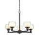 A thumbnail of the Innovations Lighting 330-5CR-14-20 Cairo Chandelier Black / White / Clear