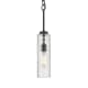 A thumbnail of the Innovations Lighting 380-1S-21-4 Wexford Pendant Matte Black / Clear Basket Weave