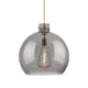 A thumbnail of the Innovations Lighting 410-1PL-18-18 Newton Sphere Pendant Brushed Brass / Plated Smoke