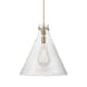 A thumbnail of the Innovations Lighting 410-1PL-20-18 Newton Cone Pendant Brushed Brass / Clear