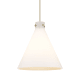 A thumbnail of the Innovations Lighting 410-1PL-20-18 Newton Cone Pendant Brushed Brass / Matte White