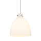 A thumbnail of the Innovations Lighting 410-1PL-17-16 Newton Bell Pendant Brushed Brass / Matte White