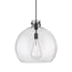 A thumbnail of the Innovations Lighting 410-1PL-18-18 Newton Sphere Pendant Matte Black / Seedy