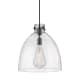 A thumbnail of the Innovations Lighting 410-1PL-17-16 Newton Bell Pendant Matte Black / Seedy