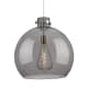 A thumbnail of the Innovations Lighting 410-1PL-18-18 Newton Sphere Pendant Polished Nickel / Plated Smoke