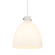 A thumbnail of the Innovations Lighting 410-1PL-17-16 Newton Bell Pendant Polished Nickel / Matte White