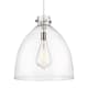 A thumbnail of the Innovations Lighting 410-1PL-20-18 Newton Bell Pendant Polished Nickel / Clear