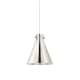 A thumbnail of the Innovations Lighting 410-1PL-16-14 Newton Cone Pendant Polished Nickel