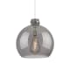 A thumbnail of the Innovations Lighting 410-1PL-18-18 Newton Sphere Pendant Satin Nickel / Plated Smoke