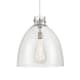 A thumbnail of the Innovations Lighting 410-1PL-17-16 Newton Bell Pendant Satin Nickel / Clear