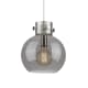 A thumbnail of the Innovations Lighting 410-1PM-11-10 Newton Sphere Pendant Polished Nickel / Plated Smoke