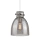 A thumbnail of the Innovations Lighting 410-1PM-13-10 Newton Bell Pendant Polished Nickel / Plated Smoke