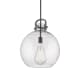 A thumbnail of the Innovations Lighting 410-1SL-21-16 Newton Sphere Pendant Matte Black / Seedy