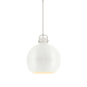 A thumbnail of the Innovations Lighting 410-1SL-22-18 Newton Sphere Pendant Polished Nickel