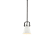 A thumbnail of the Innovations Lighting 410-1SS-12-8 Newton Cone Pendant Matte Black / White