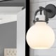 A thumbnail of the Innovations Lighting 410-1W-5-8 Newton Sphere Sconce Alternate Image