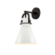 A thumbnail of the Innovations Lighting 410-1W-15-8 Newton Cone Sconce Matte Black / White
