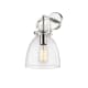 A thumbnail of the Innovations Lighting 410-1W-15-8 Newton Bell Sconce Polished Nickel / Seedy