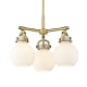 A thumbnail of the Innovations Lighting 410-3CR-16-20 Newton Sphere Pendant Brushed Brass / Matte White