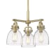 A thumbnail of the Innovations Lighting 410-3CR-16-20 Newton Bell Pendant Brushed Brass / Seedy
