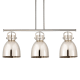 A thumbnail of the Innovations Lighting 410-3I-17-42 Newton Bell Linear Polished Nickel / Polished Nickel