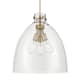 A thumbnail of the Innovations Lighting 410-3PL-20-18 Newton Bell Pendant Brushed Brass / Clear