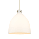 A thumbnail of the Innovations Lighting 410-3PL-20-18 Newton Bell Pendant Brushed Brass / Matte White