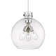 A thumbnail of the Innovations Lighting 410-3PL-17-16 Newton Sphere Pendant Polished Nickel / Clear