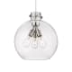 A thumbnail of the Innovations Lighting 410-3PL-18-18 Newton Sphere Pendant Polished Nickel / Seedy