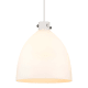 A thumbnail of the Innovations Lighting 410-3PL-20-18 Newton Bell Pendant Polished Nickel / Matte White
