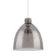 A thumbnail of the Innovations Lighting 410-3PL-20-18 Newton Bell Pendant Satin Nickel / Plated Smoke