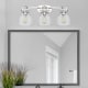 A thumbnail of the Innovations Lighting 410-3W-12-27 Newton Bell Vanity Alternate Image