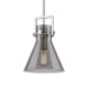 A thumbnail of the Innovations Lighting 411-1SM-14-10 Newton Cone Pendant Satin Nickel / Plated Smoke