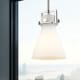 A thumbnail of the Innovations Lighting 411-1SS-11-8 Newton Cone Pendant Alternate Image