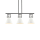 A thumbnail of the Innovations Lighting 411-3I-13-42 Newton Cone Pendant Matte Black / White