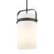 A thumbnail of the Innovations Lighting 413-1SM-17-9 Pilaster Pendant Matte Black / Matte White