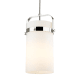 A thumbnail of the Innovations Lighting 413-1SM-17-9 Pilaster Pendant Polished Nickel / Matte White