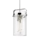 A thumbnail of the Innovations Lighting 413-4SL-26-13 Pilaster Pendant Polished Nickel / Clear