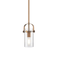 A thumbnail of the Innovations Lighting 423-1S-10-5 Pilaster II Cylinder Pendant Brushed Brass / Seedy