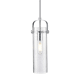 A thumbnail of the Innovations Lighting 423-1S-15-5 Pilaster II Cylinder Pendant Polished Chrome / Seedy