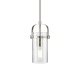 A thumbnail of the Innovations Lighting 423-1S-10-5 Pilaster II Cylinder Pendant Polished Nickel / Seedy