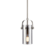 A thumbnail of the Innovations Lighting 423-1S-10-5 Pilaster II Cylinder Pendant Satin Nickel / Plated Smoke