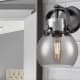 A thumbnail of the Innovations Lighting 423-1W-10-7 Pilaster II Sphere Sconce Alternate Image