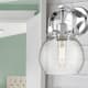 A thumbnail of the Innovations Lighting 423-1W-10-7 Pilaster II Sphere Sconce Alternate Image