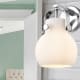 A thumbnail of the Innovations Lighting 423-1W-5-7 Pilaster II Sphere Sconce Alternate Image