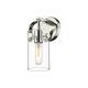 A thumbnail of the Innovations Lighting 423-1W-5-5 Pilaster II Cylinder Sconce Polished Nickel / Clear