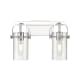 A thumbnail of the Innovations Lighting 423-2W-10-15 Pilaster II Cylinder Vanity Polished Chrome / Seedy