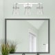 A thumbnail of the Innovations Lighting 423-3W-10-27 Pilaster II Cone Vanity Alternate Image