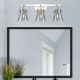 A thumbnail of the Innovations Lighting 423-3W-10-27 Pilaster II Cone Vanity Alternate Image