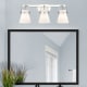 A thumbnail of the Innovations Lighting 423-3W-10-27 Pilaster II Cone Vanity Alternate Image